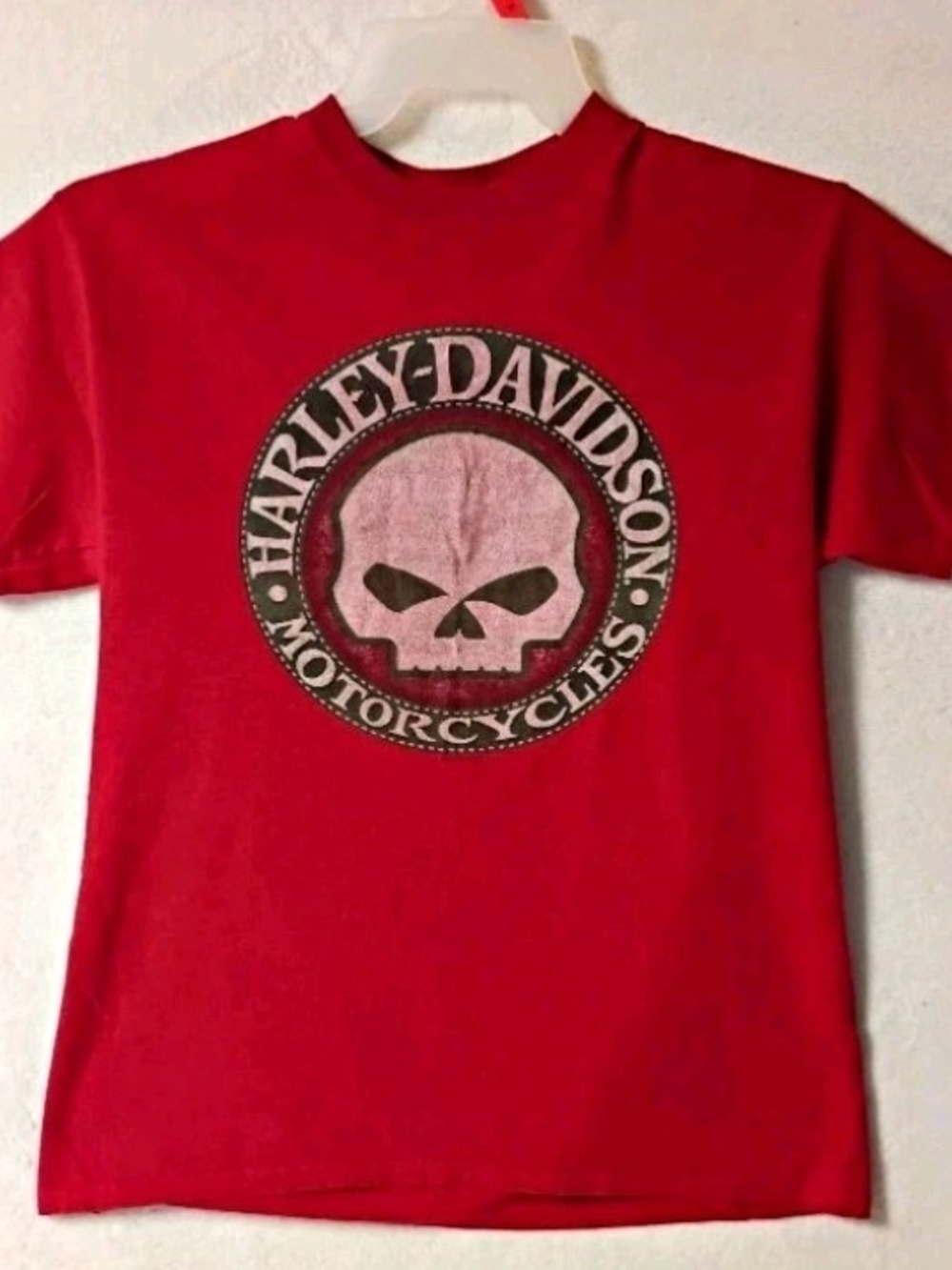 Harley-Davidson Countryside IL Route 66 Red Skull Graphic T-shirt Size Medium